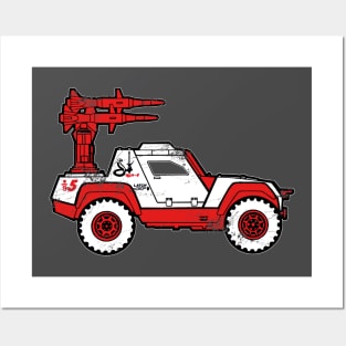 DREADNOK GROUND ASSAULT (Distressed Red) Posters and Art